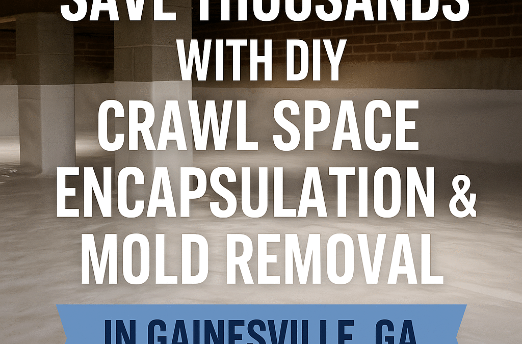 Save Thousands with DIY Crawl Space Encapsulation and Mold Removal in Gainesville, GA — With Expert Guidance from Pure Protection Restorations